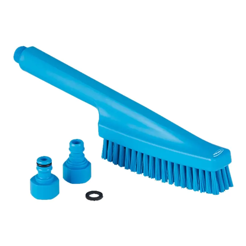 Vikan 70573 handborstel met watertoevoer hard 330 mm blauw
